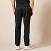 Amazon Essentials Men's Athletic-fit Stretch Golf Trousers (Available in Big and Tall), Black, 48W / 28L