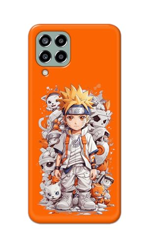 Image of PRINTFIDAA Printed Hard Back Cover Case for Samsung Galaxy M33 5G Back Cover (Famous Anime Cartoon Character) -112