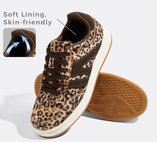 Image of LUCKY STEP Women Retro Gum Sole Fashion Sneakers