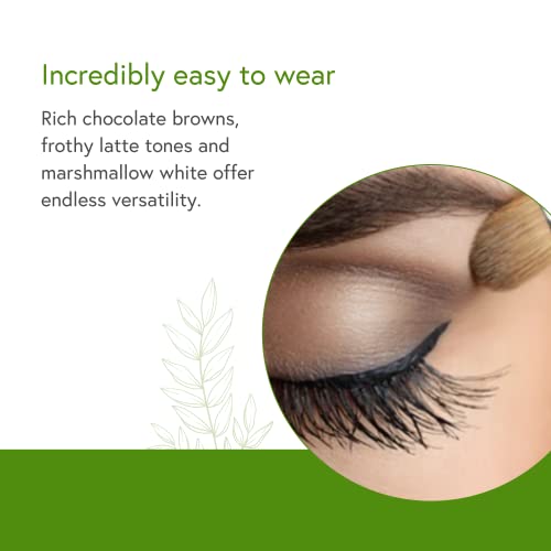 Honeybee Gardens Hot Chocolate Eye Shadow Palette - Warm, Toasty Shades For Luscious Looks - Natural Ingredients | Gluten Free, Vegan, Paraben Free, Net Wt 1.3 G Each #TOP2