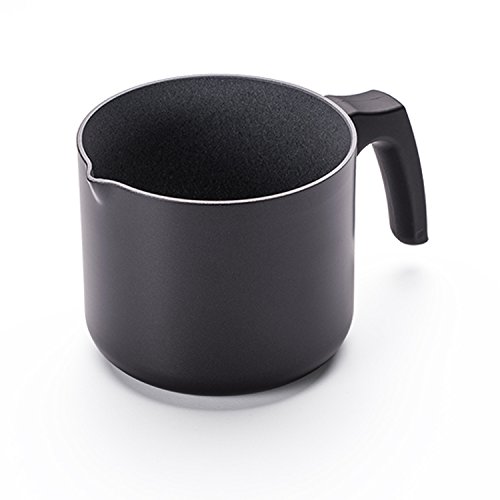 Produktfoto von ROSMARINO Steinbeschichteter Milchtopf – Antihaft-Milchtopf – kleiner Soßentopf 1,6 l – spülmaschinenfest