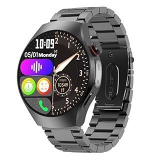 Fitness Smartwatch für Männer und Frauen mit EKG/Herzfrequenz/Blutdruck/Kalorien/HRV/Schlafmonitor Aktivitätsstracker mit 1,56 "Amoled Bluetooth-Anrufen (Modern)