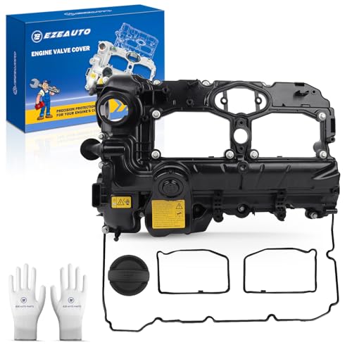 Ezexpreze 2.0L Turbo N20 Engine Valve Cover with Oil Filler Cap &amp; Gasket &amp; Bolts Compatible with 2012-2018 BMW 228i 320i 328i 428i 528i X1 X3 X4 X5 Z4 (Included GT/xDrive)