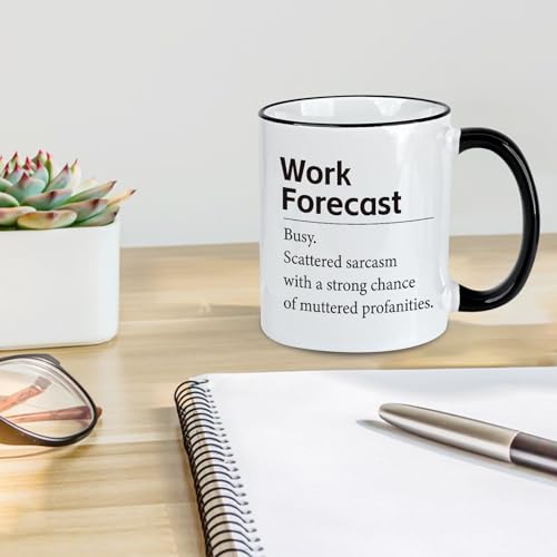 Taza de cerámica blanca 11 onzas miniatura 5