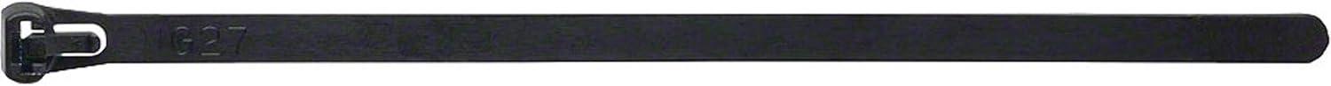 Wheels Manufacturing Reusable Cable Zip Ties, 200mm, Black