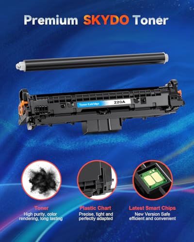 Toner avec puce pour HP 220A de qualité supérieure pour des documents administratifs impeccables - 3