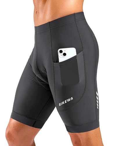 Bikewa Men's Cycling Shorts 7" with Phone Pockets