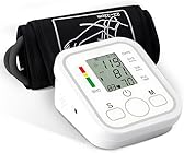 Misuratore di Pressione da Braccio, Misuratore di pressione Arteriosa con Bracciale (22-32cm) Digitale, Apparecchio Automatico per Misurare la Pressione Sanguigna a Casa, facile da usare e preciso