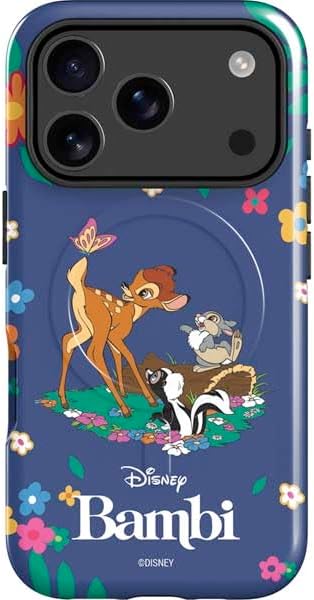Skinit Impact Phone Case Compatible with iPhone 17 Pro Max Magsafe - Officially Licensed Disney Bambi Thumper Sketched Portrait Design