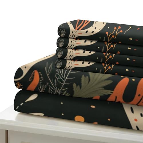 Housse de couette cerf 3D 140x200 microfibra avec taie - 6