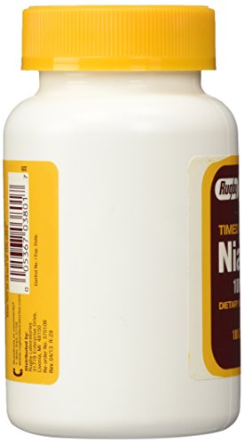 Rugby Niacin Timed Release 1000mg Tablets - 3 Pack (3)