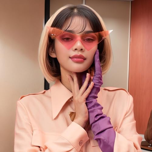 willochra Triangle One Piece Frameless Sunglasses For Women Trendy Ocean Lens Sun Glasses Men Party Prom Sunglasses4