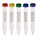 CELLTREAT 230411A 15 mL Centrifuge Tube, Assorted Color Cap - Bag, Sterile, Polypropylene (Pack of 500)