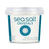 Cornish Sea Salt Mineral Crystals | Cooking & Hydration | Hand-Harvested in Celtic Waters | 7.9 oz Resealable Tub (Pack of 1)