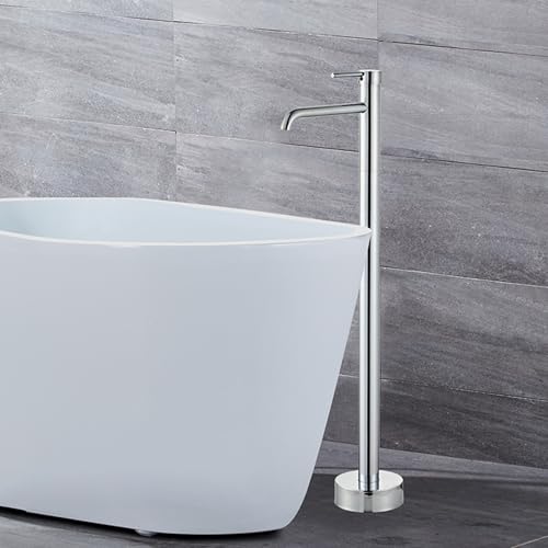 Mitigeur de baignoire monté au sol pour un bain relaxant de style spa