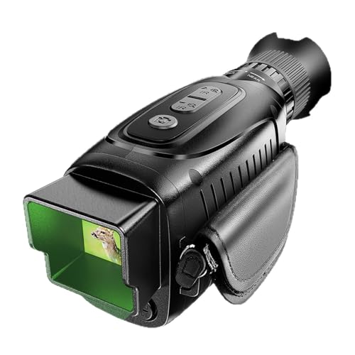 Pantalla monocular profesional de imagen térmica, equipo de visualización nocturna al aire libre, cámara de vigilancia portátil para Adventu multiuso visión nocturna