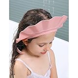 Baby Shower Cap, Hair Washing Hat for Girl Toddlers Kids Children, Silicone Lotus Leaf for Water Eas