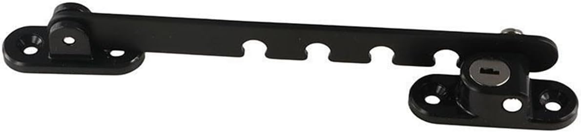 Window Wind Braces Bracket Window Opening Limit Size Wind Brace Multigear Inside Stopper with Screws Lock(White)
