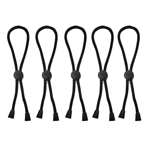 Juego de 5 soportes deslizantes para cola de caballo elásticos de metal con longitud ajustable para cabello fino y rizado