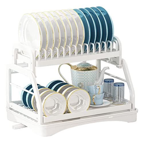 Portable Dish Drying Rack with Removable Drip Tray