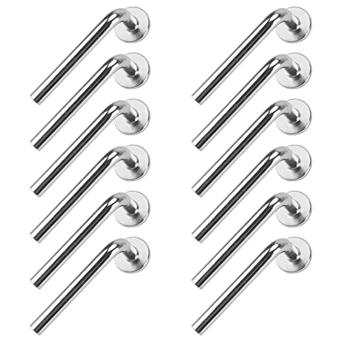 ZEONHEI 100 Pack 2.4 x 0.24 Inch Universal Pallet Rack Drop Pin, Round Head Pallet Rack J Bolt Safety Pins for Racks and Shelving Units