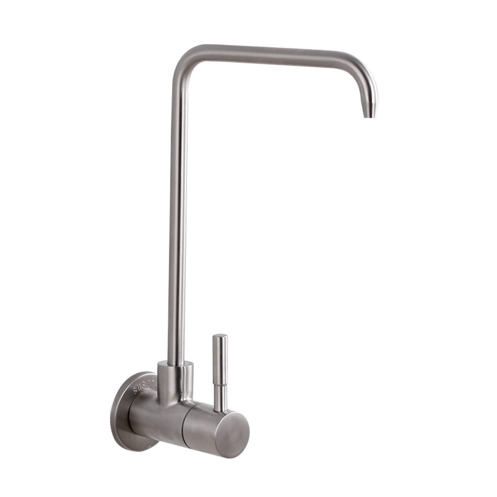BHFPFZA Swivel Stainless Steel Kitchen Sink Mixer Faucet – Single Lever Tap with Fittings for Bathroom Plating h & Slish Design