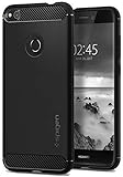 Funda Huawei P8 Lite 2017, Spigen [Rugged Armor] Carcasa Silicona TPU, Protecci?n Antigolpes y Fibra de Carbono de Dise?o para Huawei P8 Lite 2017, Carcasas y fundas P8 Lite 2017 - (L15CS21527)