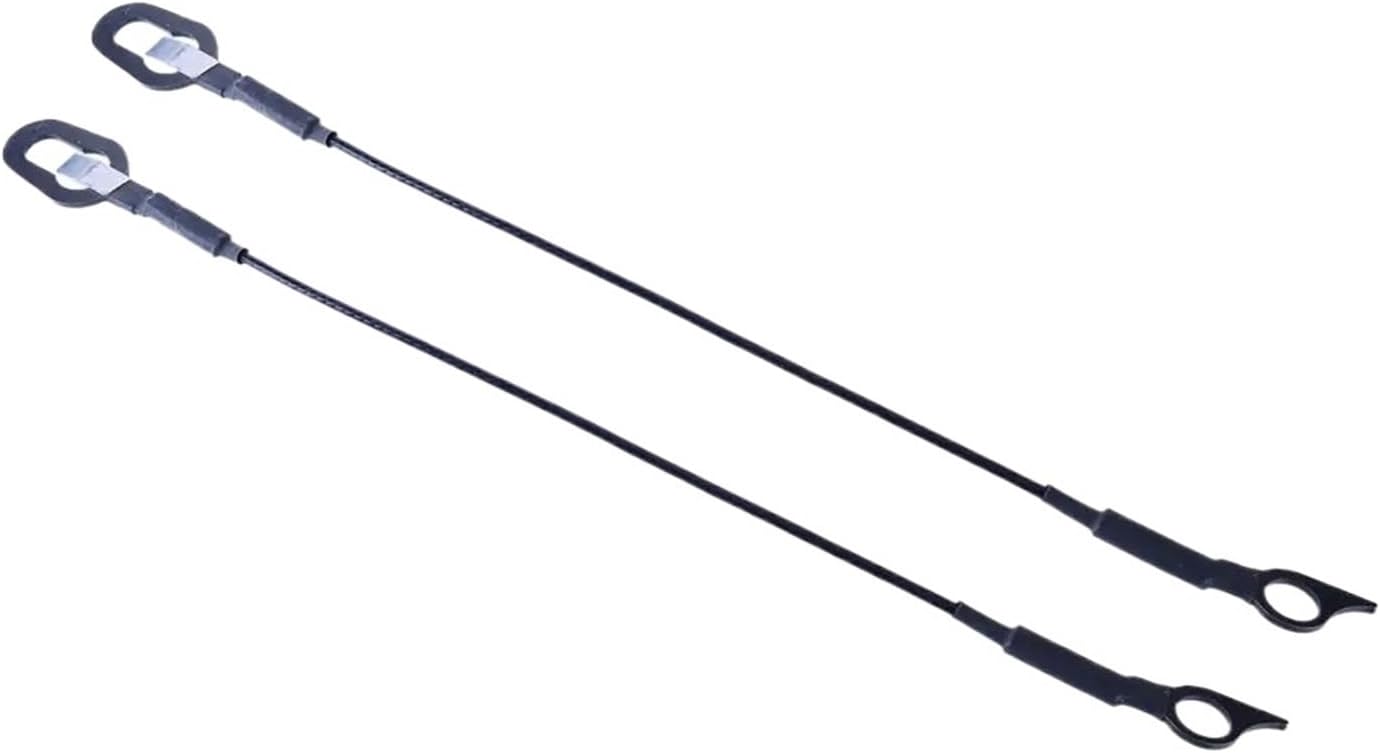 Pair Black Tailgate Cable Strap Fit for Chevy S-10 GMC1994-2003 159399081