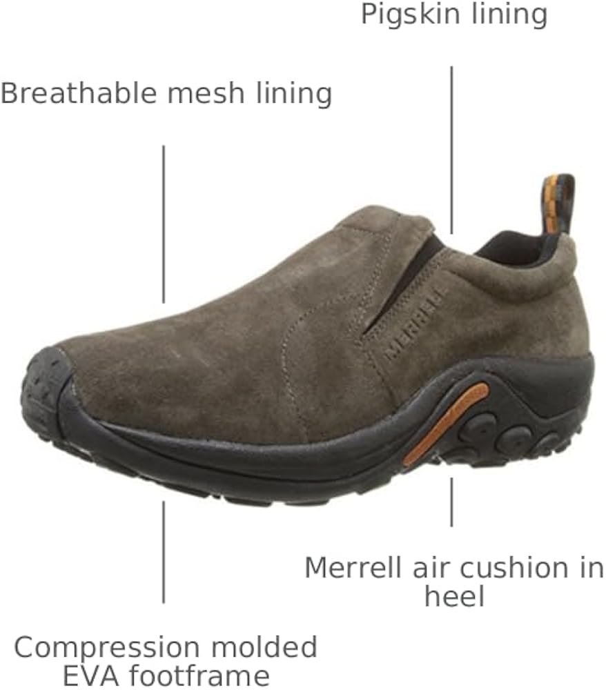 Amazon.com | Merrell Men's Jungle Moc Slip-On Shoe,Gunsmoke,7 M US