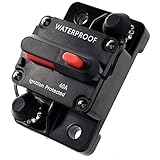 [RAISE UP] サーキットブレーカー 遮断器 [30A～300Aまでご用意] 【電圧 12-48Vの範囲でご使用いただけます】自己回復ヒューズメタル 車 ボート バイク（40A）
