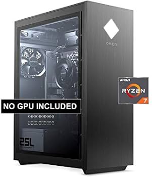 Amazon.com: HP OMEN 25L Gaming Desktop PC WITHOUT GPU, AMD 8