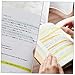 ARTIBETTER 30sheets Thin Highlight Strips Portable Adhesive Reading Strips for Easy Page Marking and Sentence Highlighting Fluorescent Index Tabs for School and Office Use