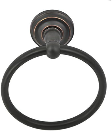 Better Home Dolores Park Towel Ring | Bathroom Hand-Towel Ring Hook - Dark Bronze