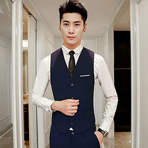 HOT Navy Blue Suit Vest Blue Vest Casual Vests Color Men Suit