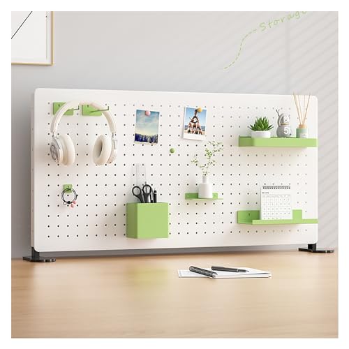 Panneaux perforés et accessoires pour résoudre le désordre sur votre bureau de travail