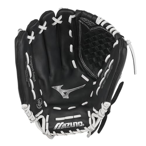 Image of Mizuno GPSL1250F3 Prospect Select Series Fastpitch Softball Glove 12.5 inch, Left Hand Throw, BLACK