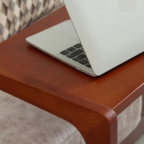 Table basse en bois massif aux finitions minimalistes