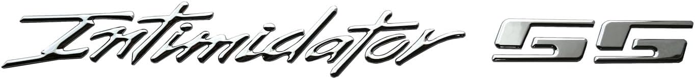 2Pcs Intimidator SS Emblems 3D Domed Badge Truck Decal Sticker Compatible with Chevy Silverado 88980874 (Chrome)