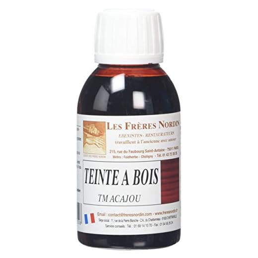 Les Frères Nordin, 410550 barniz para madera, tinte concentrado, color caoba