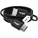 Produktbild Brennenstuhl hugo! CABLE Ladekabel USB C 60W (Kabel USB C, 60W Schnellladen, 1m Kabellänge) deep black