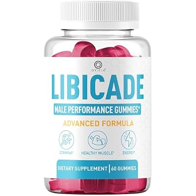 Libicade Gummies - Official Libicade Gummys Advanced Premium Formula Support Maximum Strenght, All Natural Ingredients Vitamins for Overall Health & Wellness Reviews, 60 Gummies for 1 Month