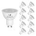 LE 10 Pack Dimmable GU10 LED Light Bulb UL Listed 6.5W 50W Equivalent Warm White 2700K MR16 Recessed Light Track Lighting Spotlight Ambient Light