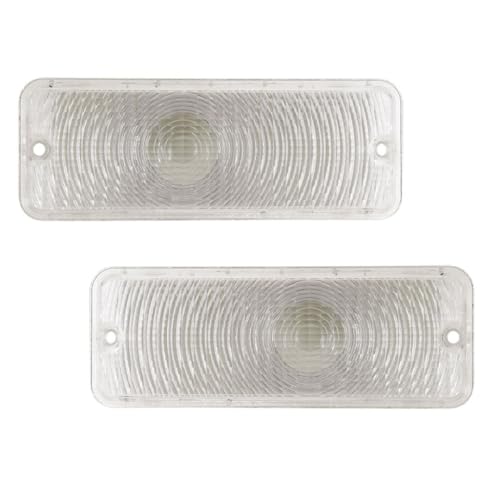 For Ford F-150/Bronco Parking Light Unit 1980 Pair Driver and Passenger Side | Clear Lens | FO2520120 | FO2520120 | EOTZ 13200 B