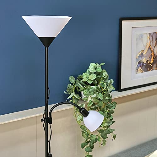 MiniSun | Modern Gloss Black 2 Way Mother/Father and Child Floor Lamp | Floor Lamps & Torchieres, Home Décor & Improvement Essential - Image 5