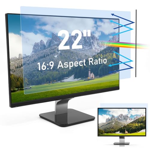 Filtre de lumière bleue 22" SOPPY pour écran large de moniteur PC 16:9