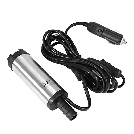 Elektrisk pump, oljeöverföringspump, 38 mm rostfri stålvattenpump likströmspump för jordbruksutrustning(12V)