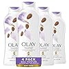 Body Wash for Women by Olay, Daily Moisture with Almond Milk Body Wash, 22 oz, (4 Count)