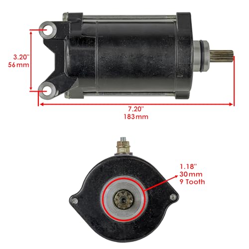 Caltric Starter Compatible with Yamaha Wave Runner 800 Xl800 Xlt800 Waverunner 2000-2004 Jetski miniatura 2