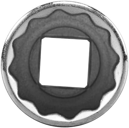 Klein Tools 65809 1-Inch Standard 12 Point Socket, 1/2-Inch Drive
