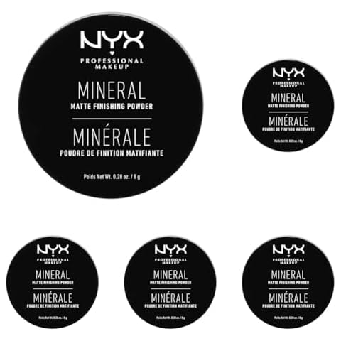 NYX Professional Makeup Mineral Finishing Powder, Light/Medium Cover